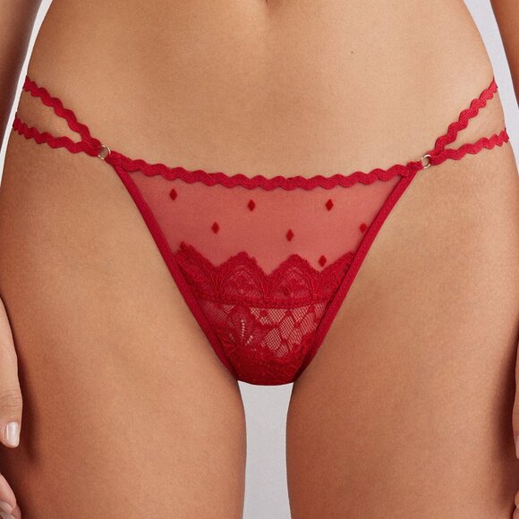 Intimissimi Winter of Love String Thong Size M - Picture 2 of 7
